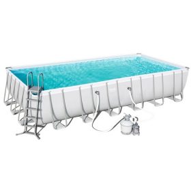 PISCINA RETT. BW POWER STEEL CM.732X366H.132