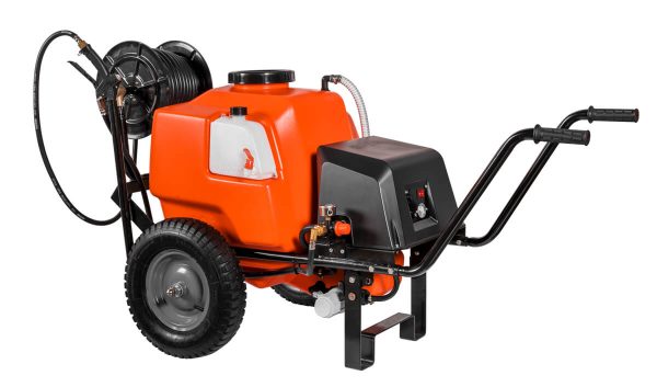 POMPA CARRIOLA IRRORATRICE A BATT. 304 STOCKER