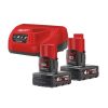 KIT BATTERIE 4Ah M12 NRG-402 MILWAUKEE