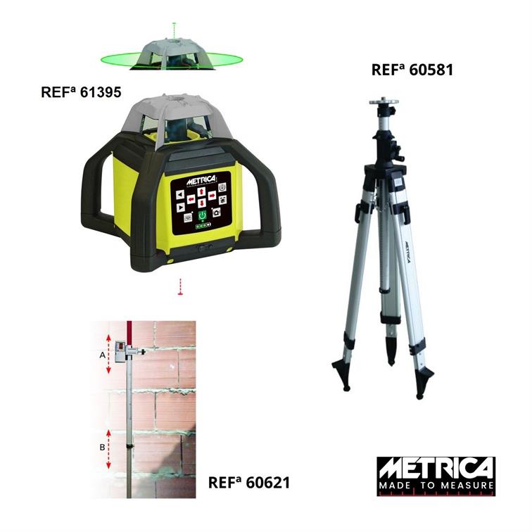 KIT LASER ROTATIVO GREEN H/V METRICA000c299eed83 KIT LASER ROTATIVO GREEN H/V METRICA