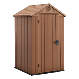 Casetta Darwin marrone Keter 123.8x117x205 cm