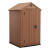 Casetta Darwin marrone Keter 123.8x117x205 cm