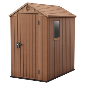 Casetta Darwin marrone Keter 125x184.5x205 cm