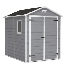 Casetta Manor grigio Keter 186x237x227 cm
