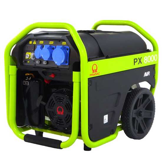 GRUPPO ELETTROGENO PX 8000 PRAMAC GRUPPO ELETTROGENO AVR PX 8000 PRAMAC