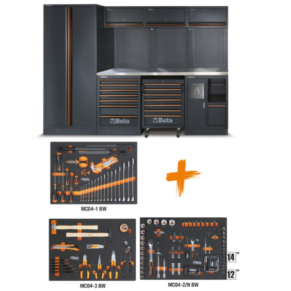 ARREDO OFFICINA C45PRO X ASSORT 196 PZ. BETA ARREDO OFFICINA C45PRO X ASSORT 196 PZ. BETA
