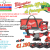 KIT 18V AVVITATORE AD IMPULSI ¾’’+ PISTOLA PER GRASSO + smerigliatrice angolare