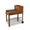 BARBECUE FLIPPER + CARRELLO DEO CORTEN CLEMENTI