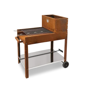 BARBECUE FLIPPER + CARRELLO DEO CORTEN CLEMENTI