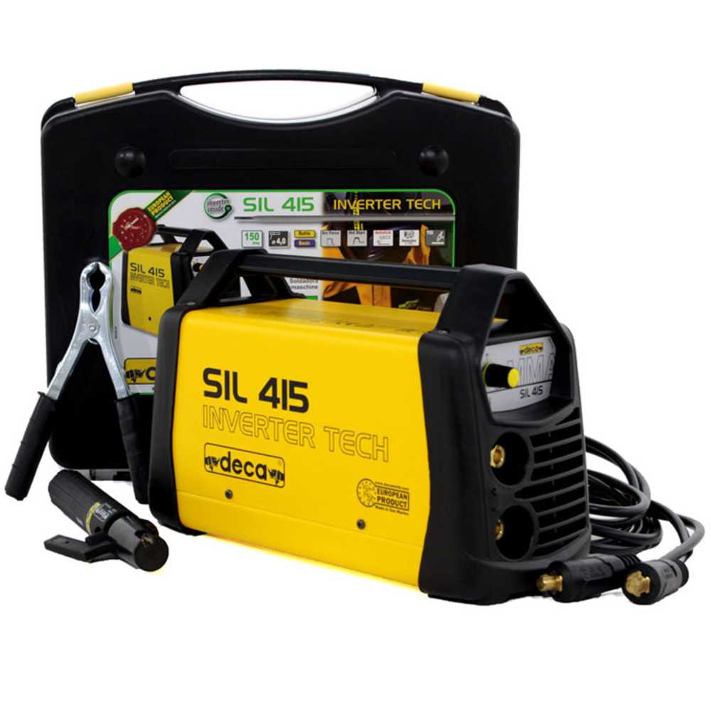 SALDATRICE SIL 415 PER MMA-TIG CORRENTE CONT. DECA SALDATRICE SIL 415 PER MMA-TIG CORRENTE CONT. DECA